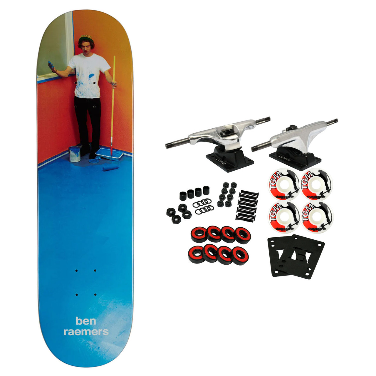 Enjoi Skateboard Complete Ben Raemers Genius 8.5"