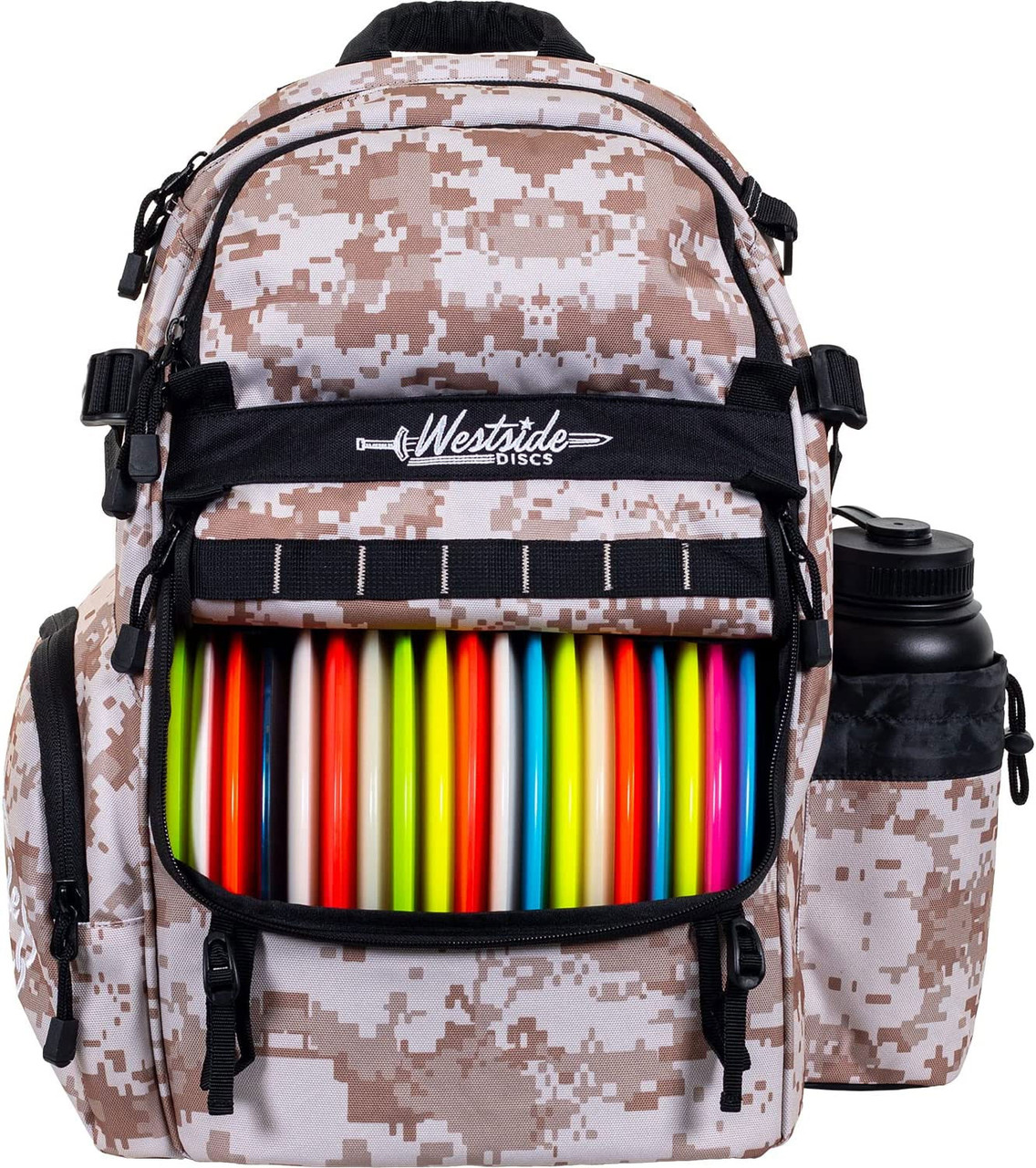 Westside Disc Golf Backpack Bag Refuge Digital Desert Camo