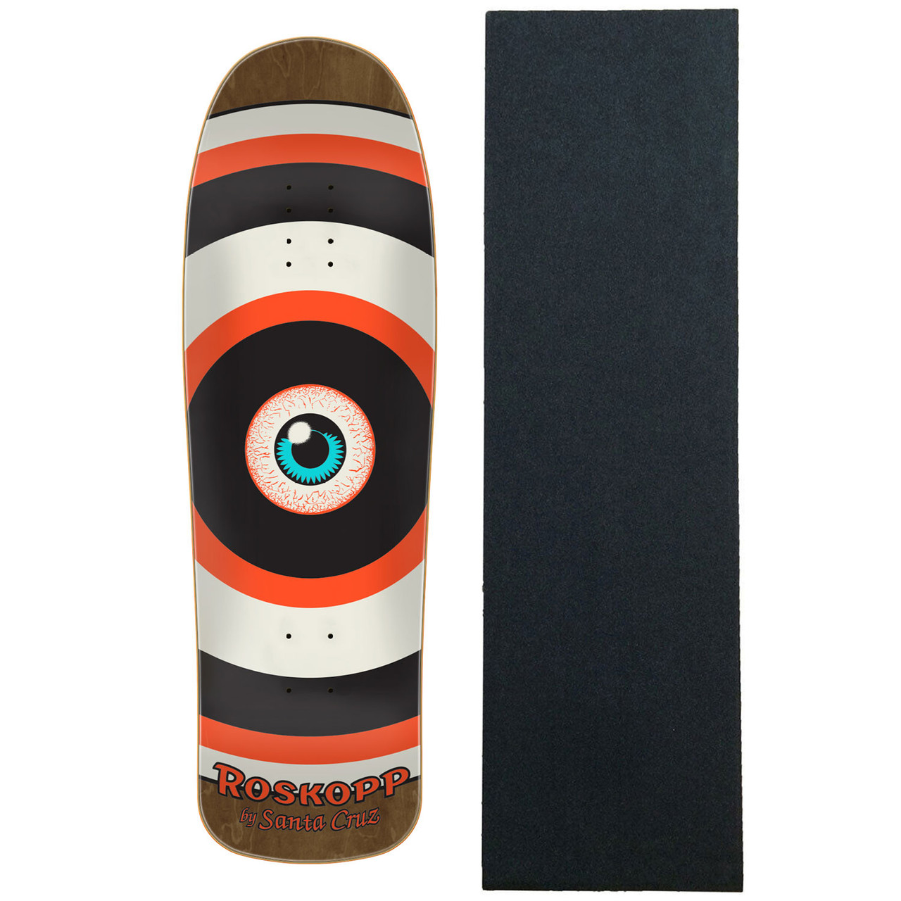 Santa Cruz Skateboard Complete Roskopp Target Eye Reissue 9.62