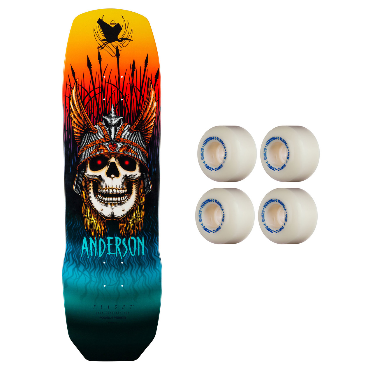 Powell Peralta Skateboard Deck Andy Anderson 290 Flight + Nano