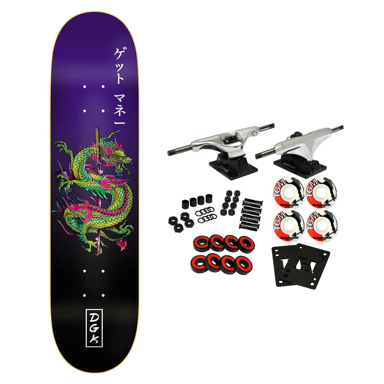 DGK Skateboard Complete Get Money 8.06