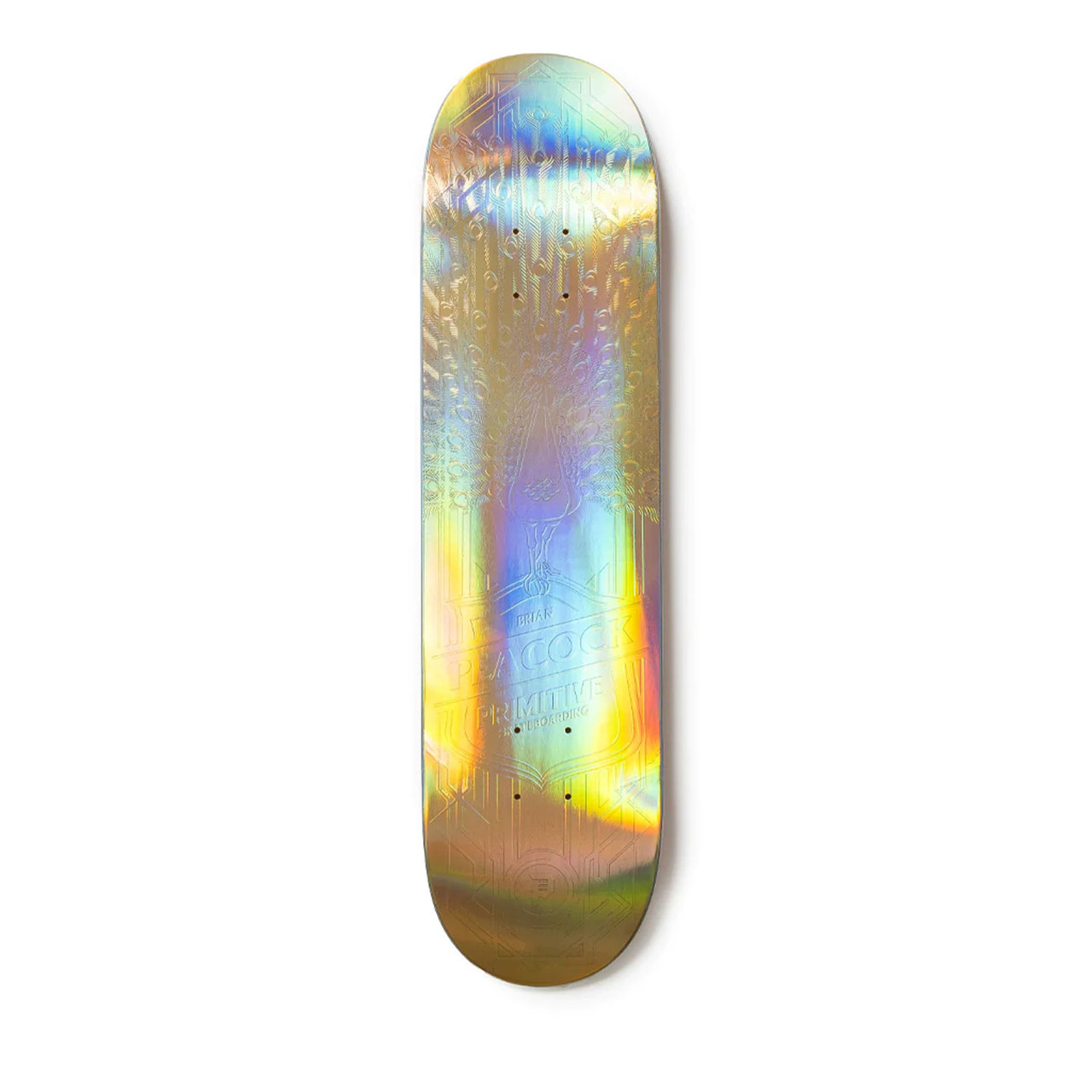 Primitive Skateboard Deck Peacock Holofoil Peacock 7.875