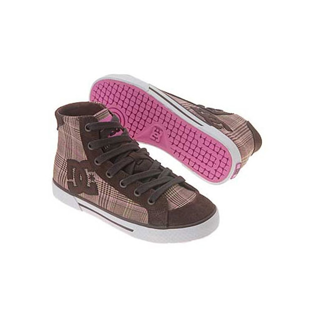 DC Shoes Womens Chelsea Mid Plaid