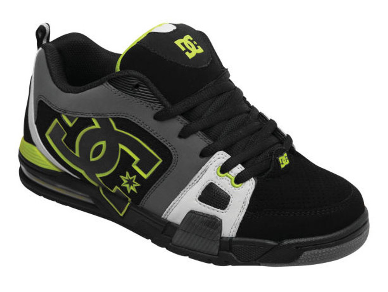 Black and lime discount green dc shoes