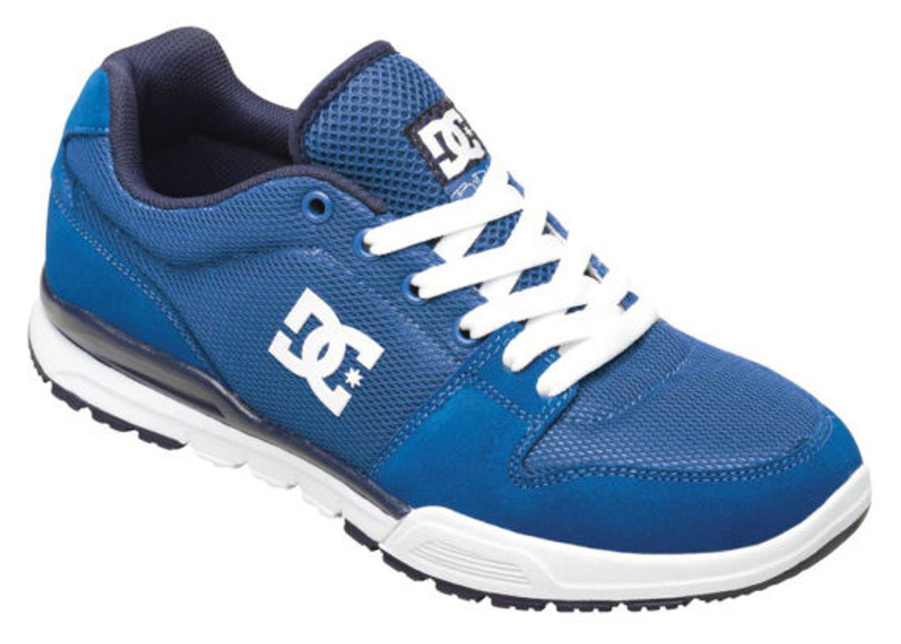 dc shoes blue and white