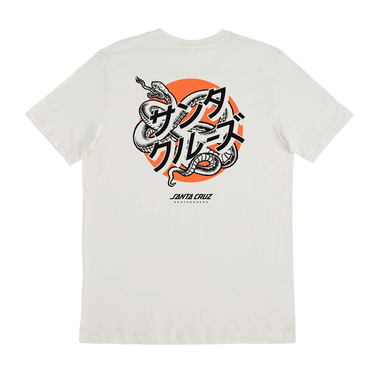 Santa Cruz Skateboards Shirt Serpent Japanese Dot Vintage White