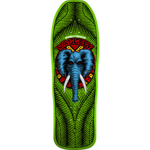 Powell Peralta Skateboard Deck Mike Vallely Elephant Lime Old