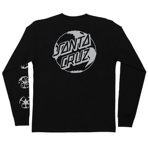 Santa Cruz Thrasher Flame Dot T-Shirt - Black - L