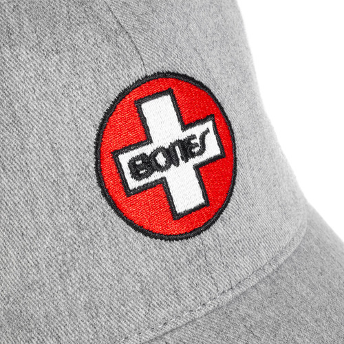 Bones Bearings Skateboard Hat Dad Cap Swiss Grey