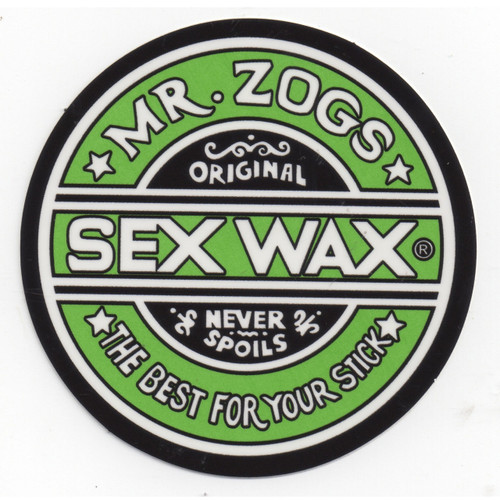 Zogs Sex Wax Large Circle Decal