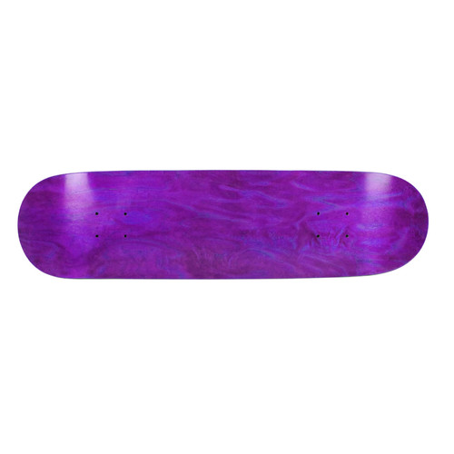 Wood Stain Logo Skateboard Deck Purple