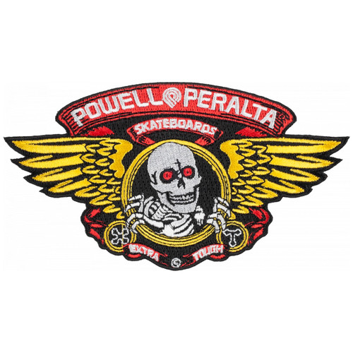 Powell Peralta Sticker Winged Ripper Blue 6.5
