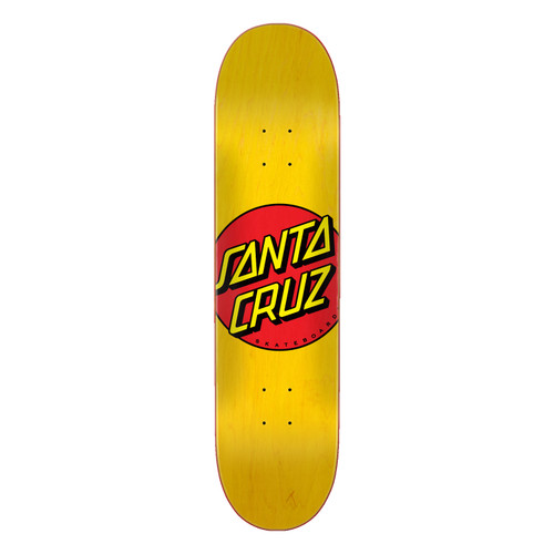 Santa Cruz Skateboard Complete Classic Dot Yellow 7.75