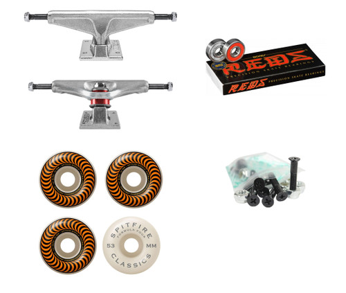 Skateboard Upgrade Kit - Venture Trucks, Spitfire 53mm Wheels