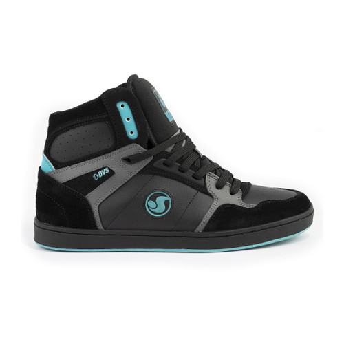 Dvs skateboard shoes womens honcho black/white/printed