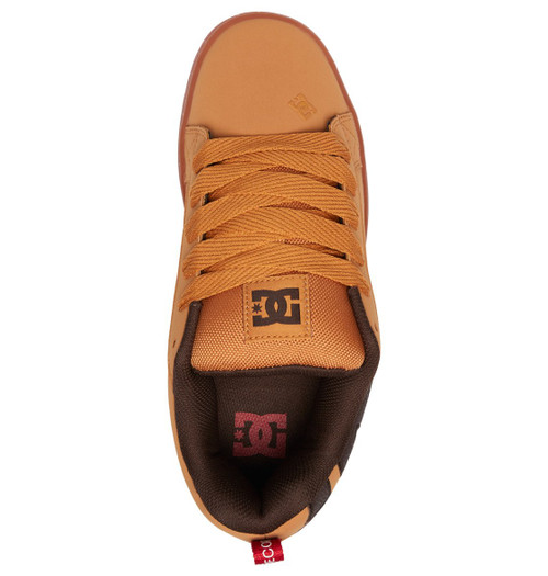 DC Shoe USA Court Graffik SE Black Orange Shoes Mens 9.5 Skater Street  Sneakers