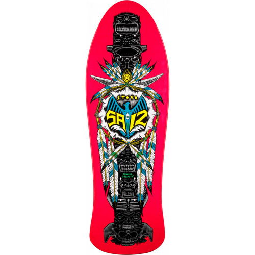 Powell Peralta Skateboard Complete Steve Saiz Totem Pink Old 