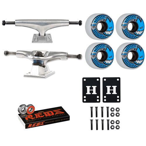 Thunder Skateboard Trucks 161 (9.125") Spitfire 56mm Cruiser Wheels, Bones Reds Thunder Skateboard Trucks 161 (9.125") Spitfire 56mm Cruiser Wheels, Bones Reds