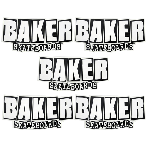 Pegatina con logotipo de la marca Baker Skateboards de 5 – 5150