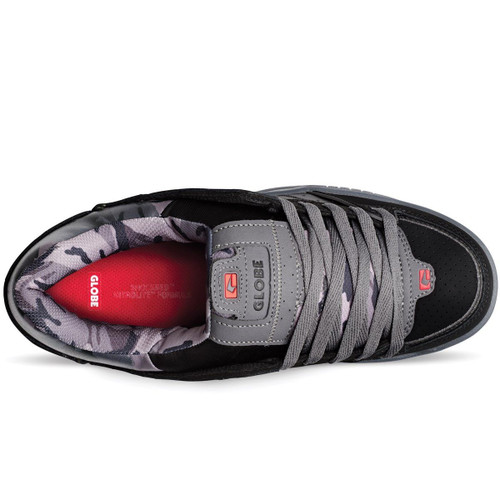 Globe Skateboard Shoes Fusion Black/Clear/Camo - TGM Skateboards