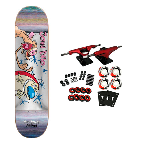 Almost Skateboard Complete Dilo Ren and Stimpy Fingered 8.125