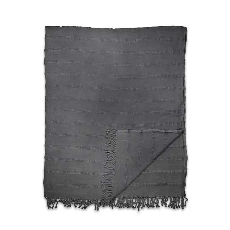 Charcoal Stone Blanket Teema