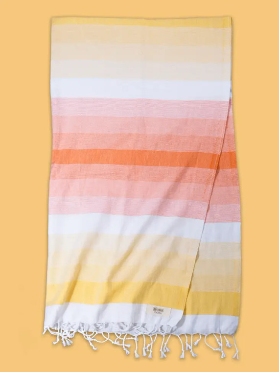 Yellow Layers Teema towel