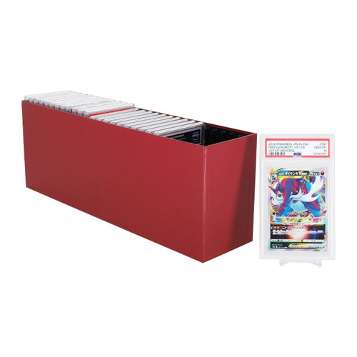 BCW Slotted Storage Box for PSA Graded Card Slabs Store & Organize