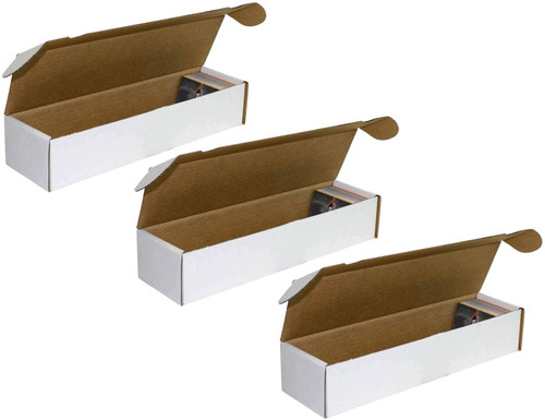 BCW 3 BCW 800 Count Trading & Game Card Storage Boxes