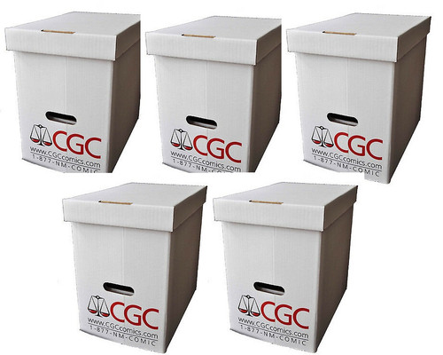 E. Gerber 5 E.Gerber Authorized CGC Comic Book Boxes