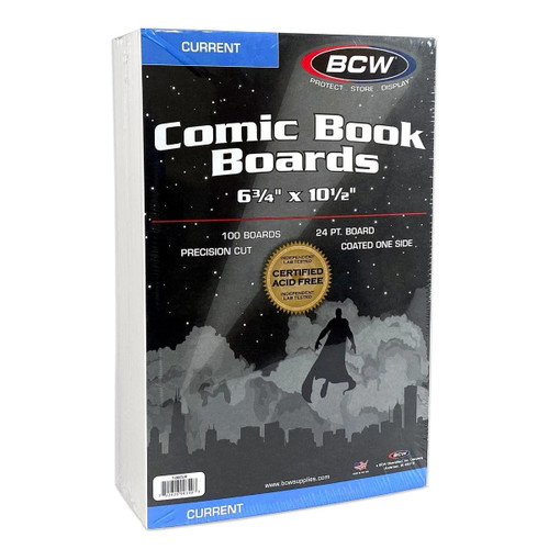 BCW 100 CURRENT COMIC BACKING BOARDS