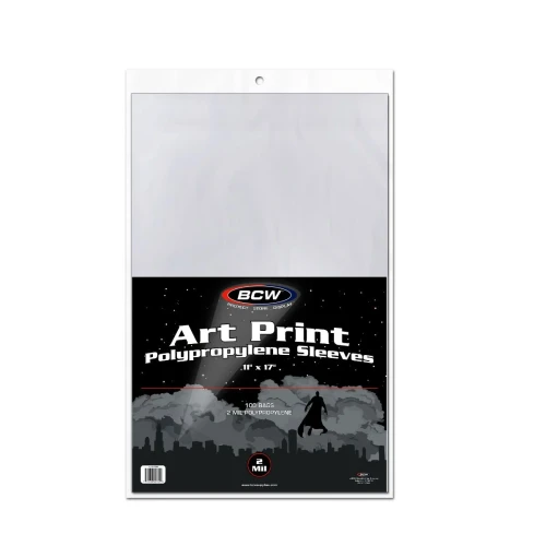 BCW 11x17 Print Sleeves Case (10 Packs)