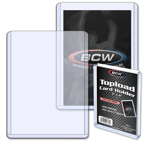 BCW Thick Card Topload Holder - 360 PT.