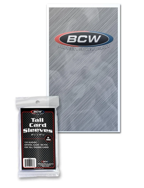 BCW Tall Trading Card Sleeves