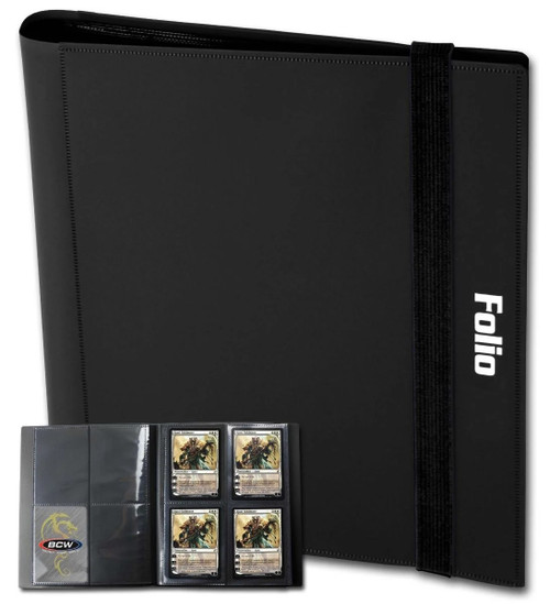 BCW-GAMING Folio 4-Pocket Album - Black