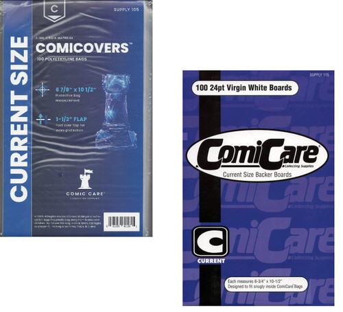 Premade Current Comic Bag & Board sets