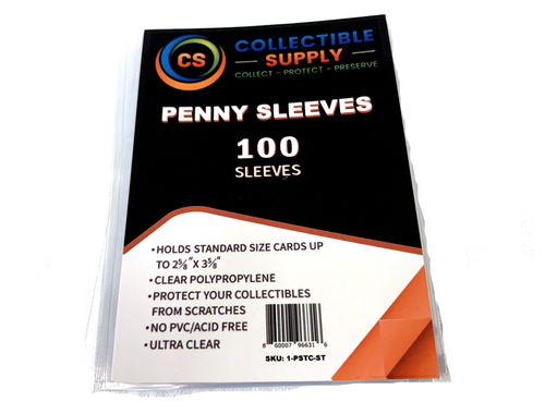 Collectible Supply Penny Sleeves 100 Ct. Standard Size