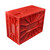 BCW 5X Bulk BCW Red Short Comic Book Bin Bundle – Heavy Duty Plastic Storage Box for 150 Standard Comics, Acid-Free Organizer