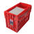 BCW 5X Bulk BCW Red Short Comic Book Bin Bundle – Heavy Duty Plastic Storage Box for 150 Standard Comics, Acid-Free Organizer