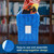BCW 5X Bulk BCW Blue Short Comic Book Bin Bundle – Heavy Duty Plastic Storage Box for 150 Standard Comics, Acid-Free