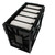 BCW 5X Bulk BCW Black Short Comic Book Bin Bundle – Heavy Duty Plastic Storage Box for 150 Standard Comics, Acid-Free