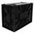 BCW 5X Bulk BCW Black Short Comic Book Bin Bundle – Heavy Duty Plastic Storage Box for 150 Standard Comics, Acid-Free