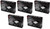BCW 5X Bulk BCW Black Short Comic Book Bin Bundle – Heavy Duty Plastic Storage Box for 150 Standard Comics, Acid-Free