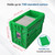 BCW 5X Bulk BCW Green Short Comic Book Bin Bundle – Heavy Duty Plastic Storage Box for 150 Standard Comics, Acid-Free