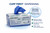 Cuff First™ Blue Nitrile Exam Gloves – Powder-Free, Latex-Free Disposable Gloves – Case of 2000 (16 Resealable Poly Bags)