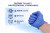 Cuff First Nitrile Exam Gloves 125 Count Blue – Latex-Free Powder-Free Disposable Medical Grade Gloves