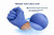 Cuff First Nitrile Exam Gloves 125 Count Blue – Latex-Free Powder-Free Disposable Medical Grade Gloves