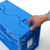 BCW Short Comic Book Plastic Storage Bin Blue