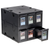 BCW 6-Drawer Card Catalog – Black Trading Card Storage Cabinet