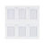 BCW 6-Drawer Card Catalog – White Trading Card Storage Cabinet
